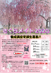 さくらメイト募集チラシ①